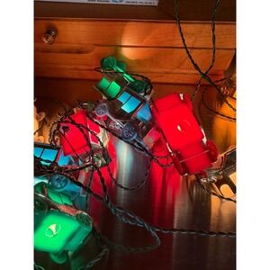 Vintage Antique Car Trolley Christmas String Lights Multi Color Holiday Decor